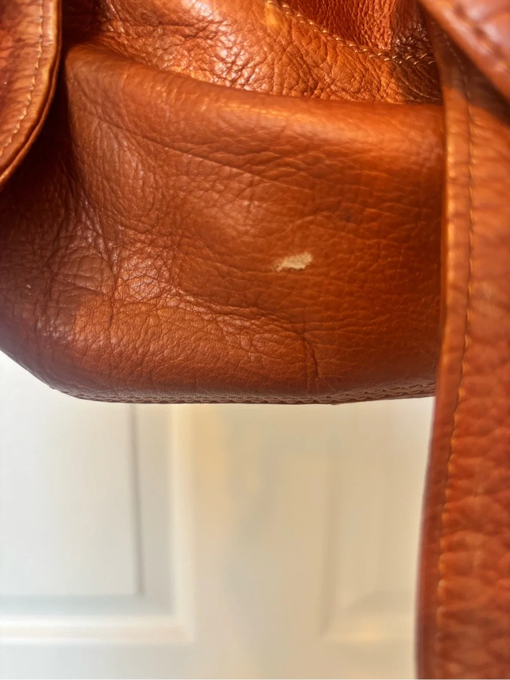 Leather Backpack - Tan Travel & Work Backpack